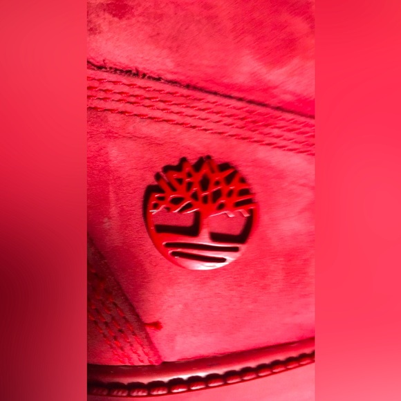 Heritage 6” All red Timberland boots gently used Need cleaning in good condition - Picture 2 of 6